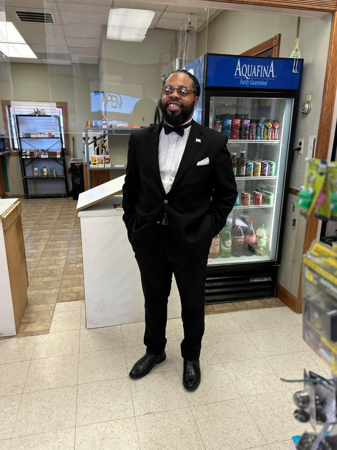 Al Gordon dressed for a formal occasion of service and fellowship